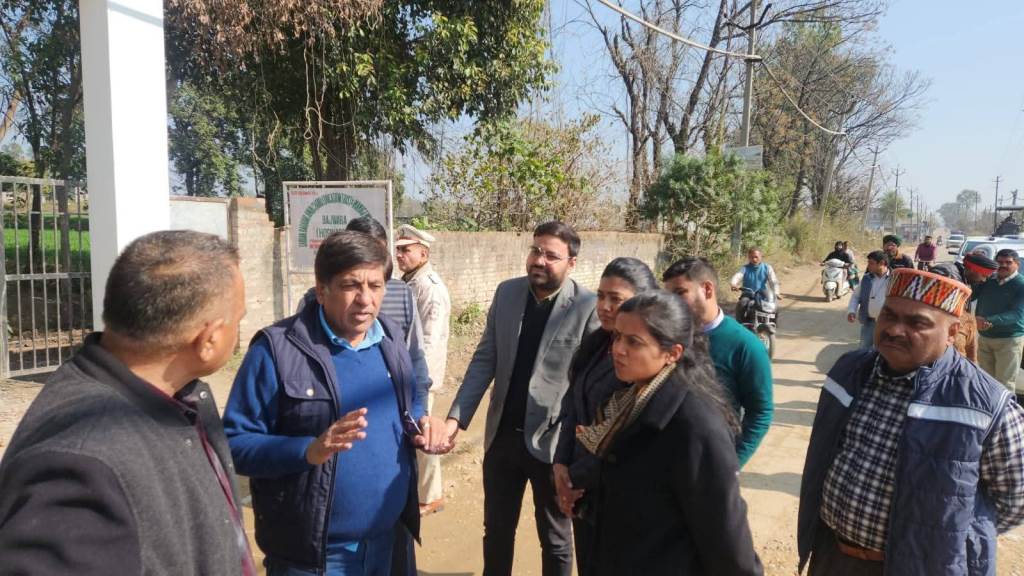MLA Jimpa takes strong stand on poor condition of Una road and directs immediate improvement
